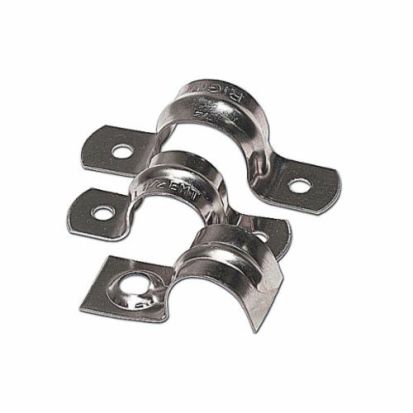 Thomas & Betts Steel City® TS-101 1-Hole Snap Strap, 1/2 in, For Use With EMT Conduit, Steel, Zinc Plated