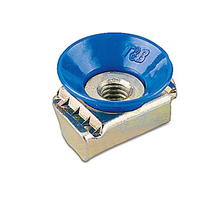 Thomas & Betts Kindorf® UCN14 Universal Cone Nut, 1/4-20 Thread, For Use With A100, B100 And AB100 Series 1-5/8 In And 1-1/2 In Channel, Carbon Steel/Nylon 6.6