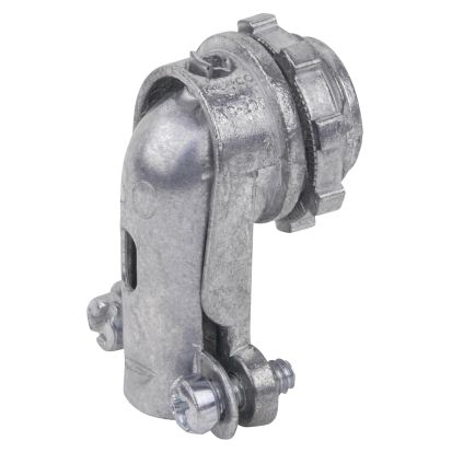 Thomas & Betts Steel City® XC-491 Non-Insulated Conduit Connector, 1/2 in Trade, 0.75 to 0.937 in Cable Openings, Malleable Iron, Zinc Plated