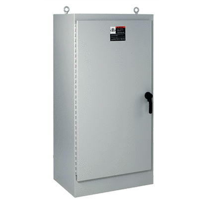 nVent HOFFMAN A72H3724FS3PT A4L3 1-Door Large Enclosure, 72.06 in L x 37.06 in W x 24.06 in D, NEMA 4/IP66 NEMA Rating, Steel