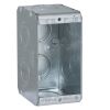 RACO 690 Non-Gangable Masonry Box, Steel, 16 cu-in Capacity, 1 Gangs ...