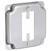 RACO 808C Square Exposed Work Cover, 4.19 in L x 4.19 in W x 1/2 in D ...