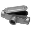 Red Dot 1-Inch Threaded D-Pak Conduit Body - Die Cast Aluminum T-Style With Cover & Gasket