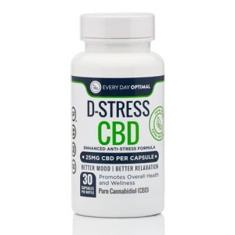 Every Day Optimal - D-Stress CBD Capsules | CBD For Anxiety and Stress