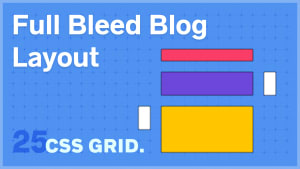 Full Bleed Blog Layout