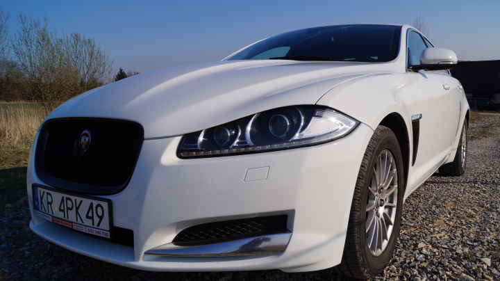 Jaguar XF - Biała perła