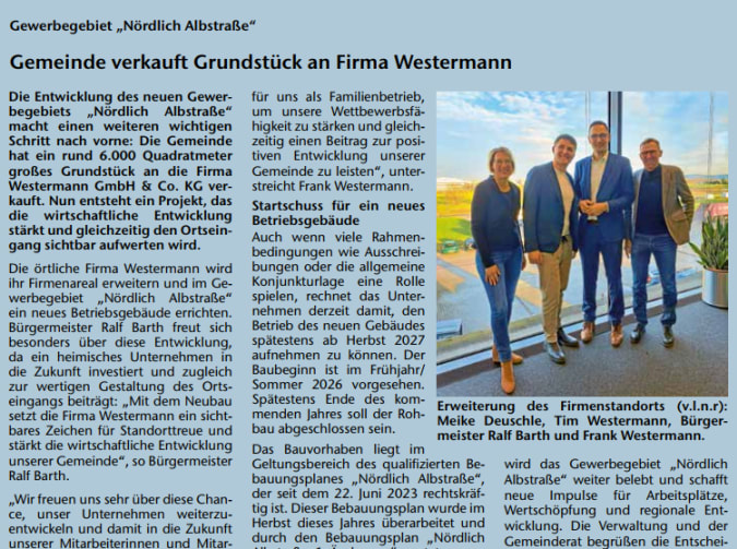 Der Kaufvertrag ist unterzeichnet