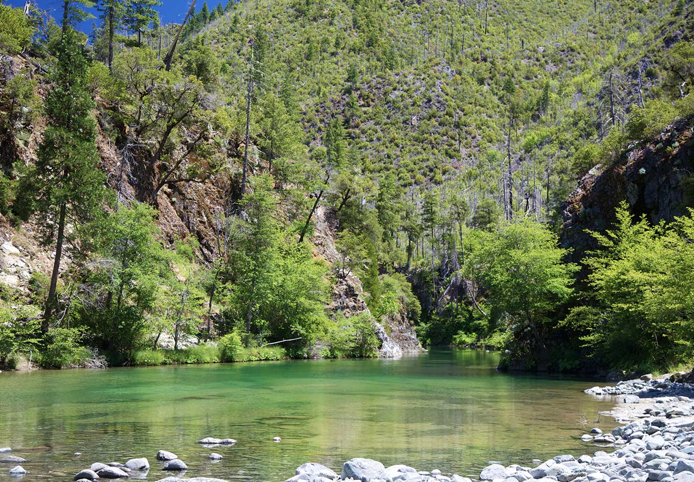 After working tirelessly for a decade, Western Rivers Conservancy was able to purchase and convey the mining rights along the upper Chetco to the U.S. Forest Service for permanent conservation. The lands are now part of the Kalmiopsis Wilderness and receive the highest conservation protection under the law.
