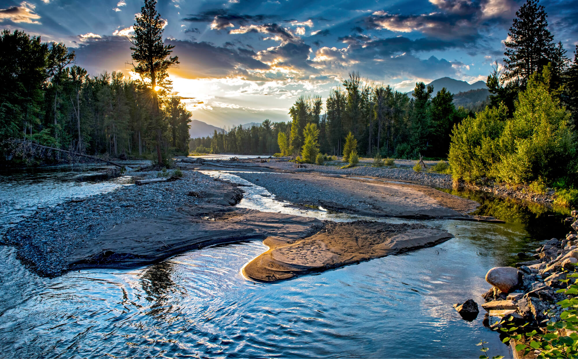 In an effort protect critical salmon habitat and prime open space in Washington's scenic Methow Valley, WRC conserved two ranches, one on the Chewuch River and another on the Methow, pictured here.