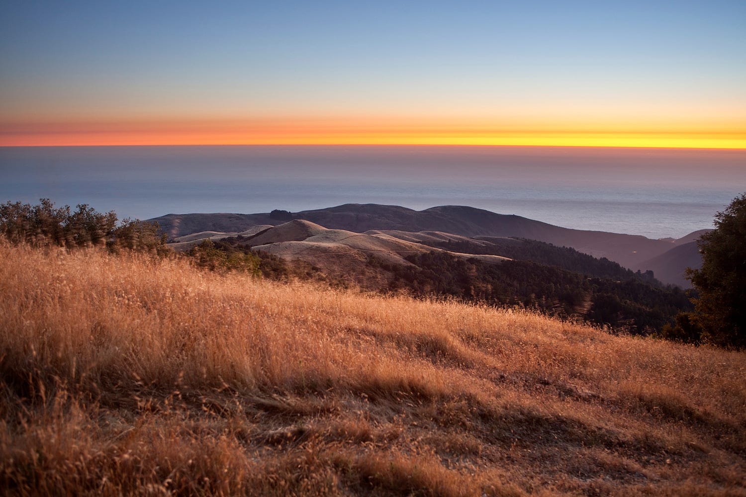 Looking west to the Pacific Ocean from the former Adler Ranch, now in the hands of the Esselen Tribe, the new caretakers of these lands.