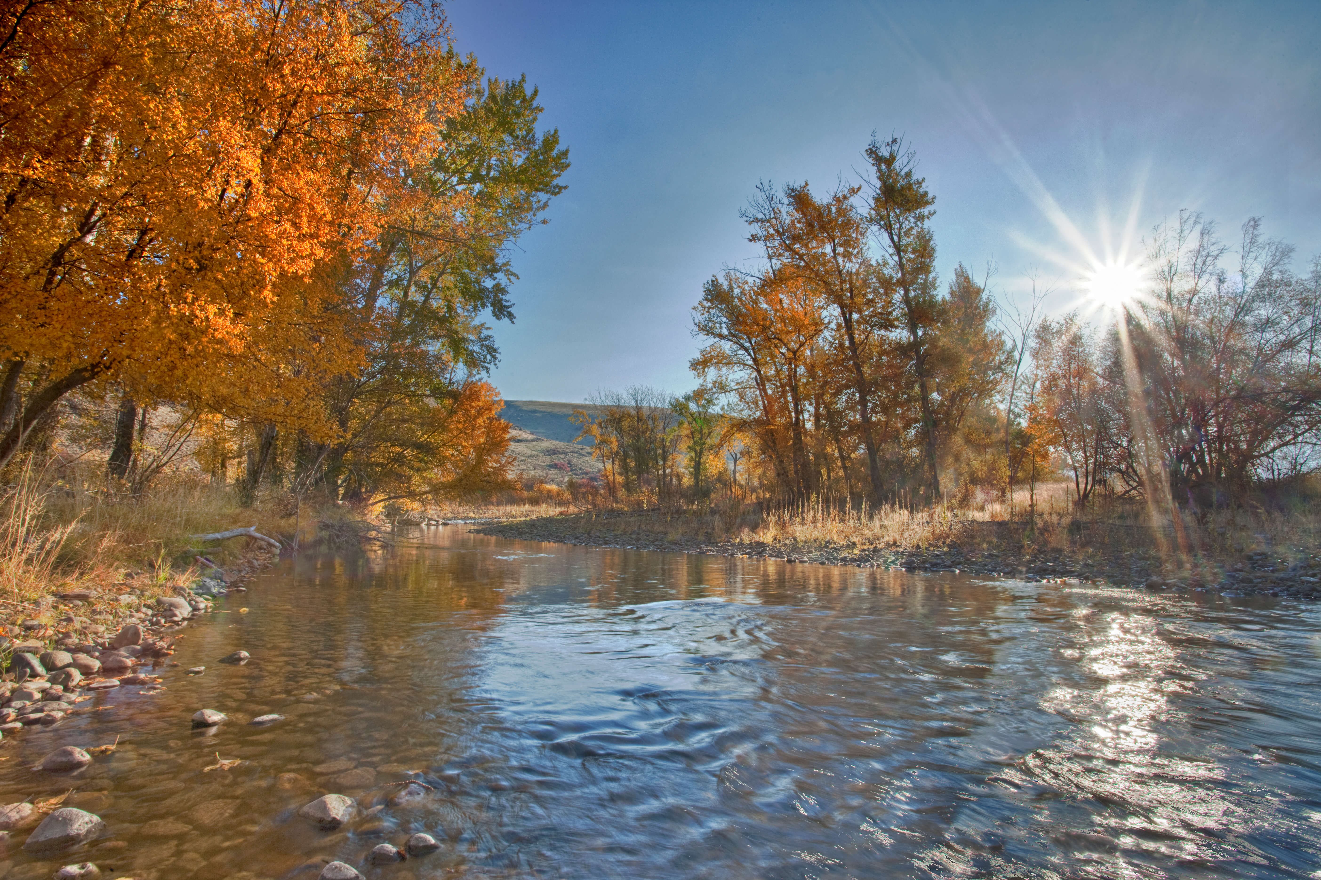 Catherine Creek entering property