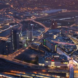 High street stores in Westfield Stratford, London Featuring