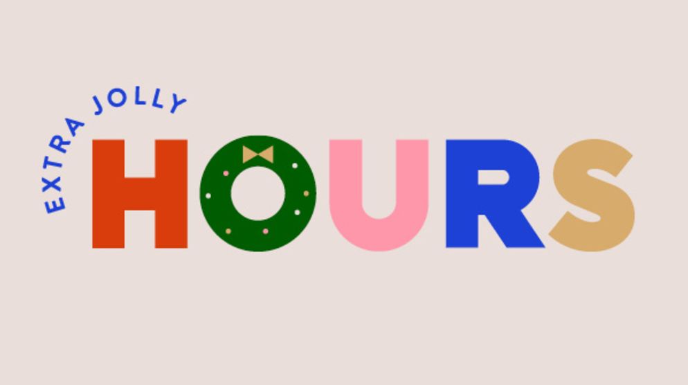 Extended Holiday Shopping Hours Extended Holiday Shopping Hours