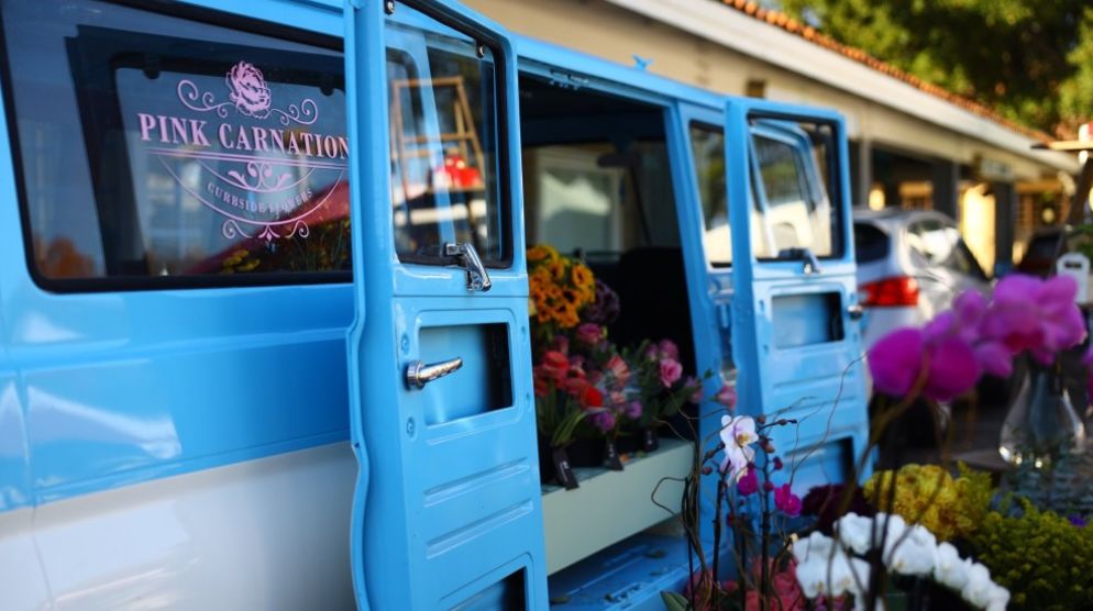 Pink Carnation Flower Truck Pink Carnation Flower Truck