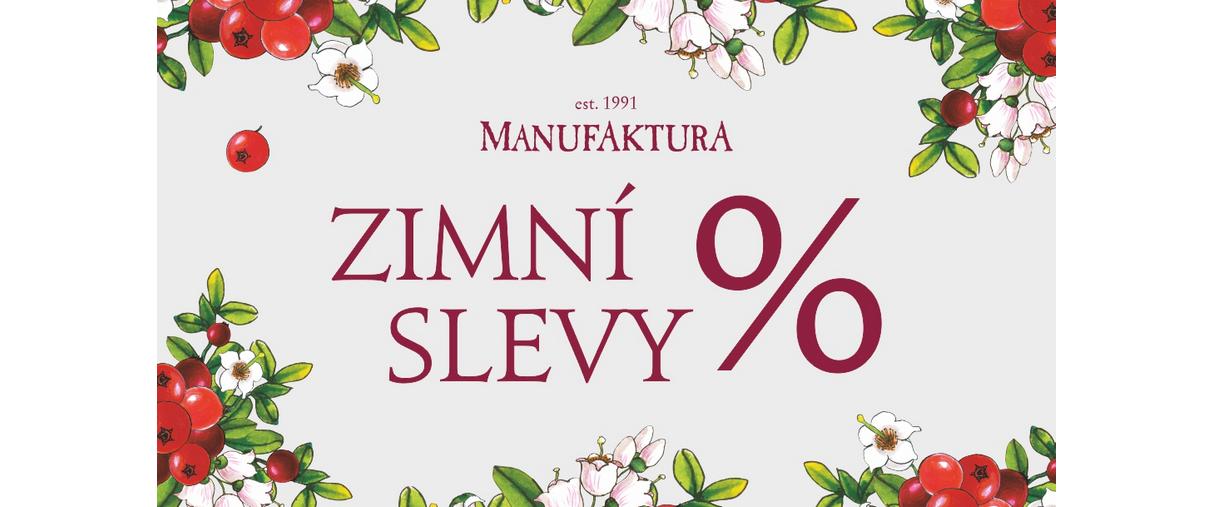 Zimní slevy Manufaktura Zimní slevy Manufaktura