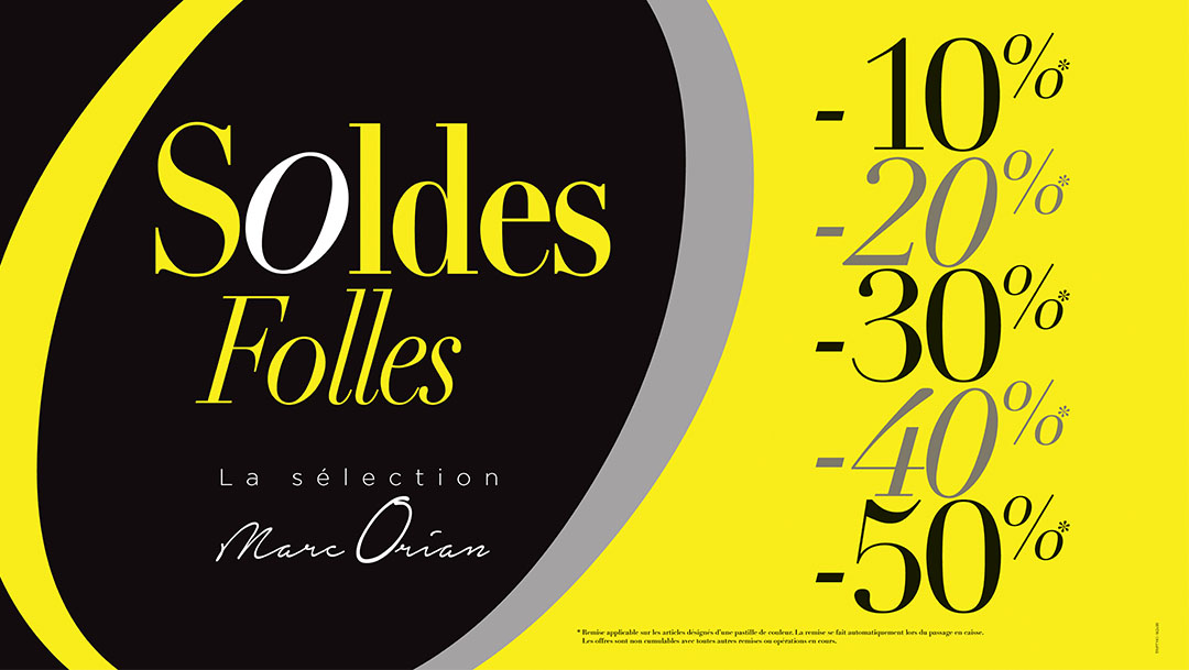 Les soldes d'hiver à découvrir chez Marc Orian Les soldes d'hiver à découvrir chez Marc Orian