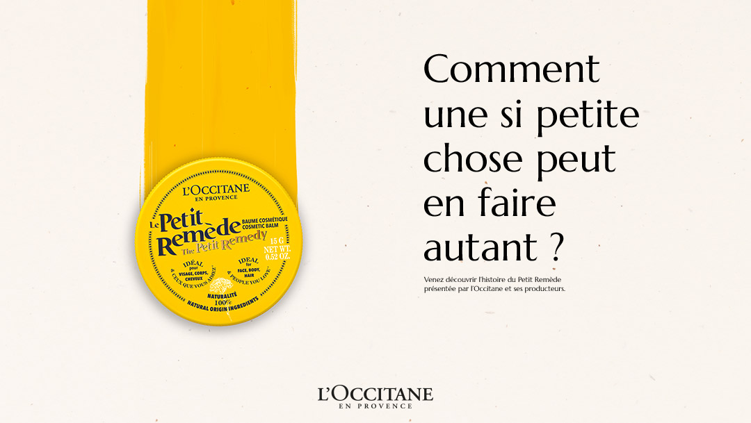 Découvrez notre nouveau Petit Remède 100% naturel chez L’OCCITANE ! Découvrez notre nouveau Petit Remède 100% naturel chez L’OCCITANE !