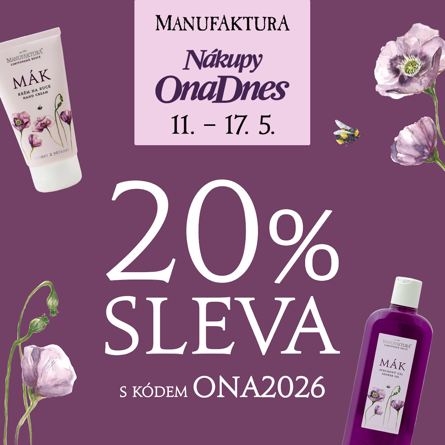 Tento týden si můžete dopřát voňavou radost z přírody výhodně.