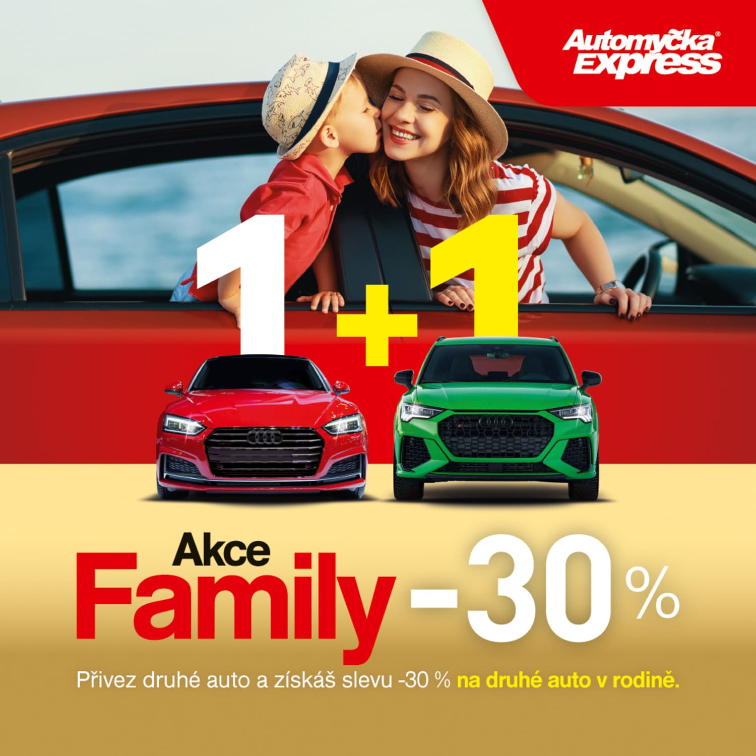 AKCE FAMILY 1+1 SLEVA -30%