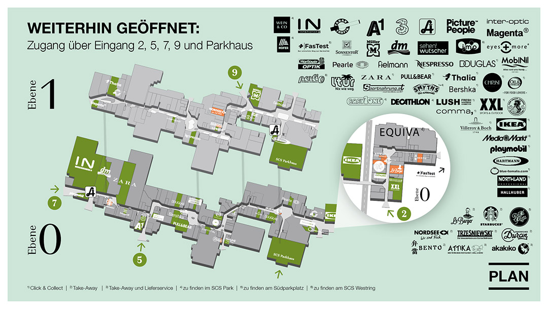 CORONA UPDATE SHOPPING CITY SÜD CORONA UPDATE SHOPPING CITY SÜD