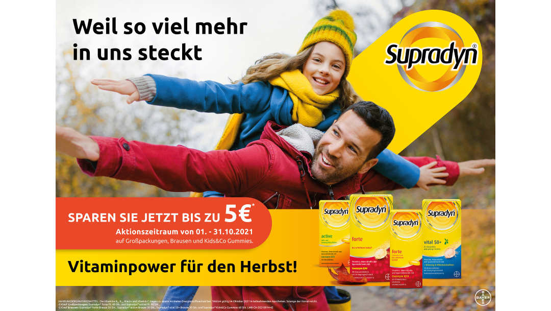 Citysüd Apotheke: Supradyn Vitaminwochenaktion Citysüd Apotheke: Supradyn Vitaminwochenaktion