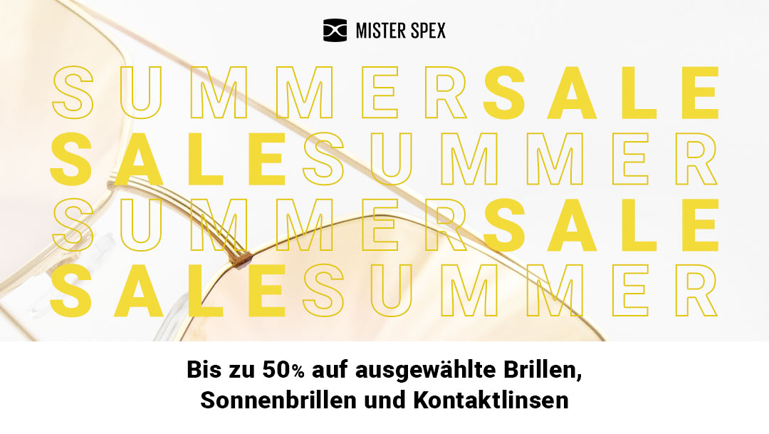 Mister Spex: Summer Sale Mister Spex: Summer Sale