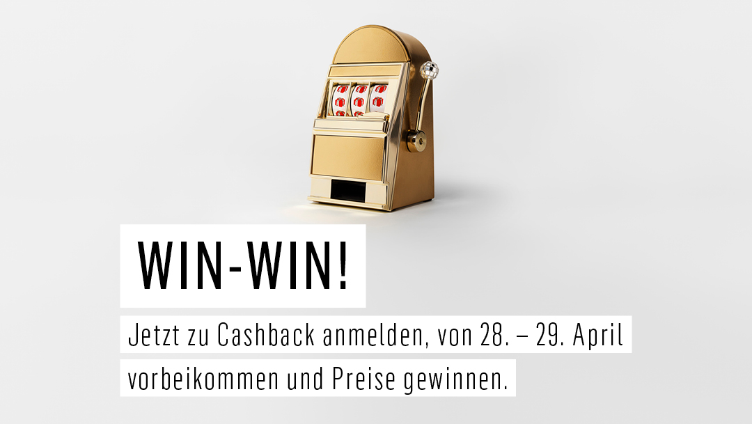 Nutzen Sie Ihr Glück & belohnen Sie Ihre Einkäufe mit Cashback auf Ihrem Konto. Nutzen Sie Ihr Glück & belohnen Sie Ihre Einkäufe mit Cashback auf Ihrem Konto.