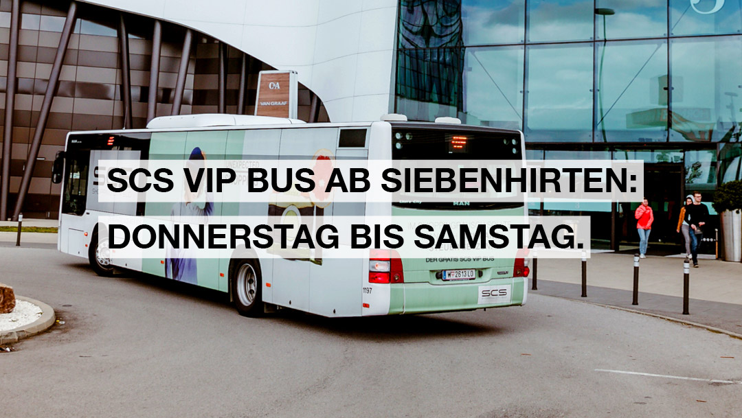 DER SCS VIP BUS FÄHRT WIEDER! DER SCS VIP BUS FÄHRT WIEDER!