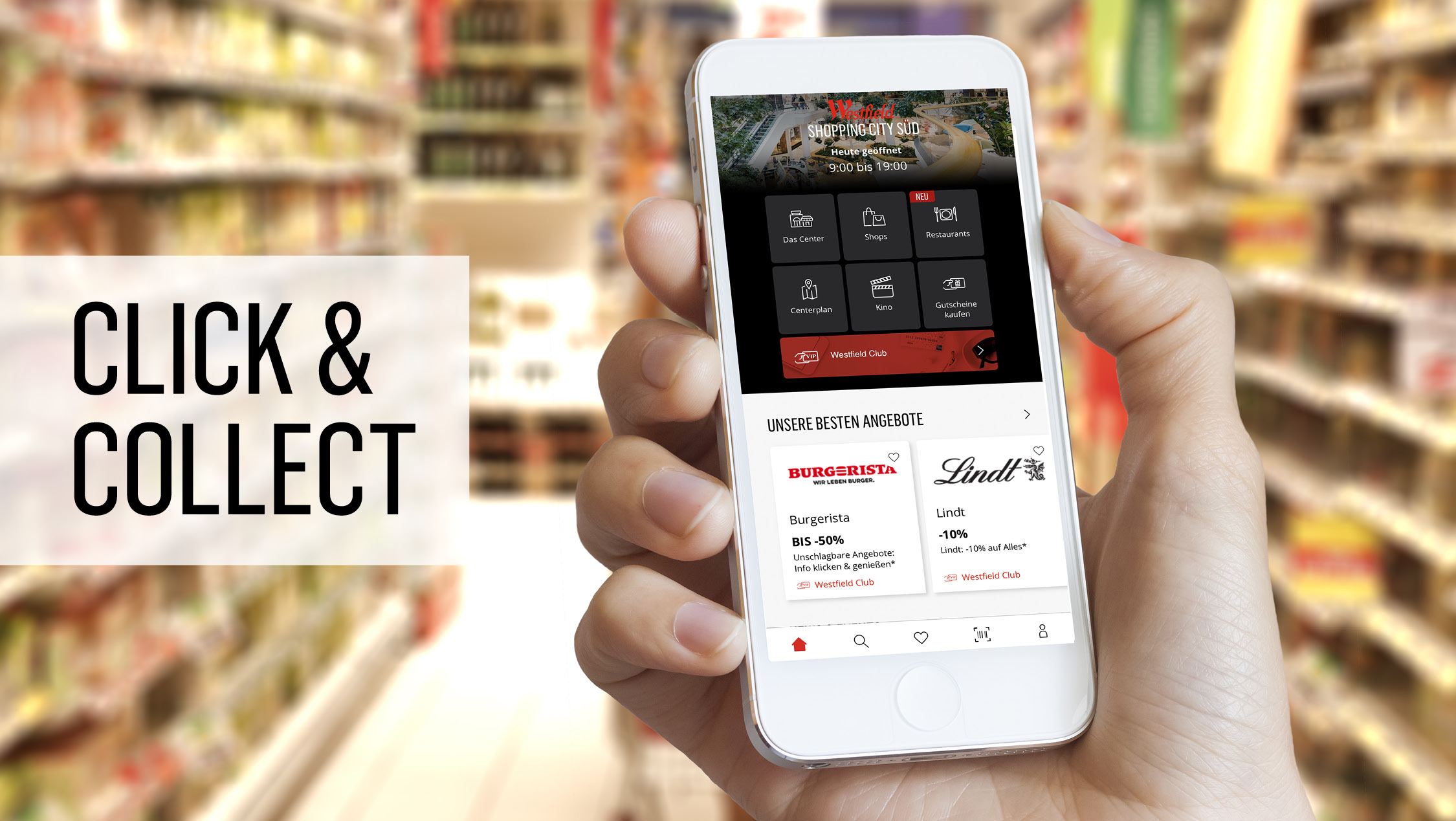Click & Collect - Online bestellen & direkt im Center abholen Click & Collect - Online bestellen & direkt im Center abholen