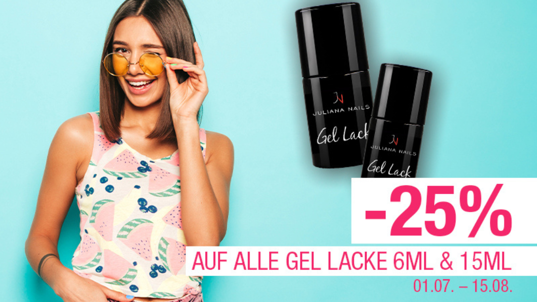 Juliana Nails: -25 % auf Gel Lack Juliana Nails: -25 % auf Gel Lack
