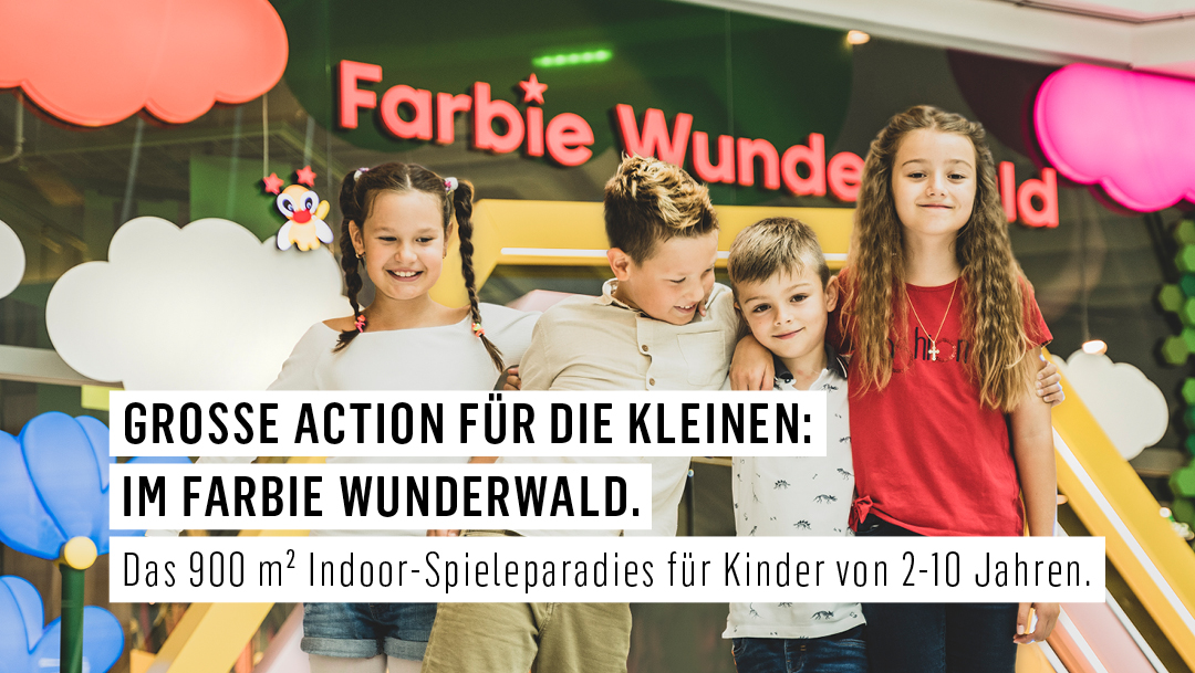 900m² Indoor-Spielspaß in Farbie´s Wunderwald 900m² Indoor-Spielspaß in Farbie´s Wunderwald