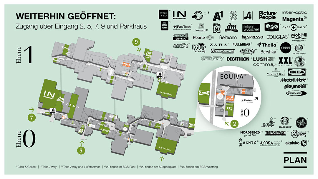 CORONA UPDATE SHOPPING CITY SÜD CORONA UPDATE SHOPPING CITY SÜD