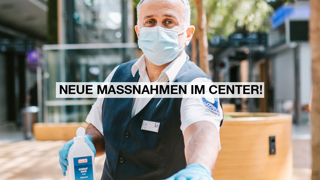 Neue Maßnahmen im Center: die Maskenpflicht ist zurück! Neue Maßnahmen im Center: die Maskenpflicht ist zurück!