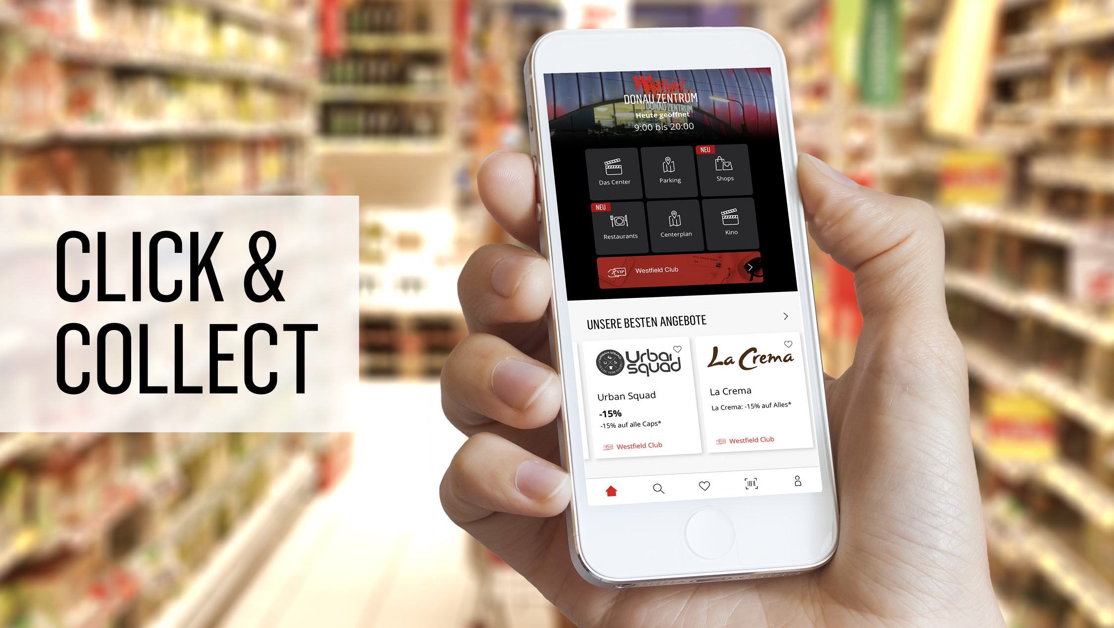 Click & Collect - Online bestellen & direkt im Center abholen Click & Collect - Online bestellen & direkt im Center abholen