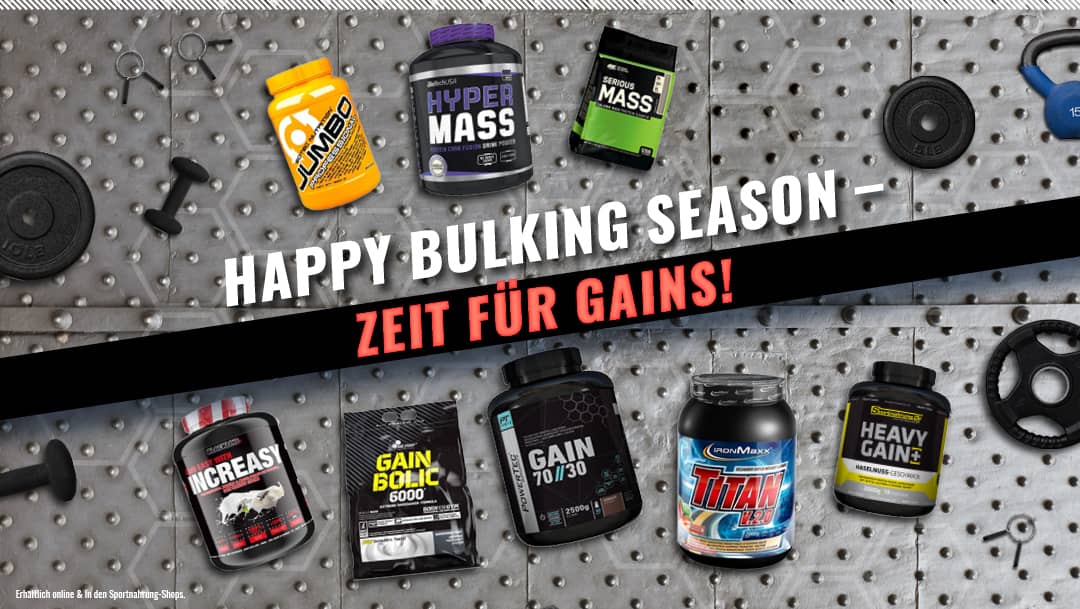 Bulking Season is coming: Zeit für den Aufbau mit Sportnahrung.at! Bulking Season is coming: Zeit für den Aufbau mit Sportnahrung.at!