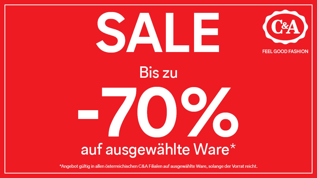 Der C&A Sommer-SALE startet! Der C&A Sommer-SALE startet!