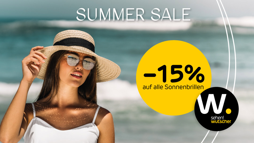 sehen!wutscher: -15% auf alle Sonnenbrillen* sehen!wutscher: -15% auf alle Sonnenbrillen*