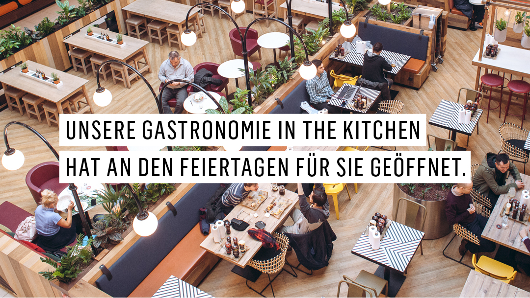 Unsere Gastro hat an den Feiertagen für Sie geöffnet Unsere Gastro hat an den Feiertagen für Sie geöffnet