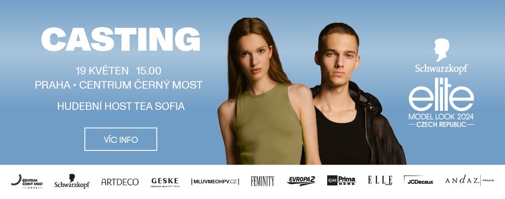 Casting nejprestižnější modelingové soutěže Schwarzkopf Elite Model Look se 19.5. koná na Central Plaza.