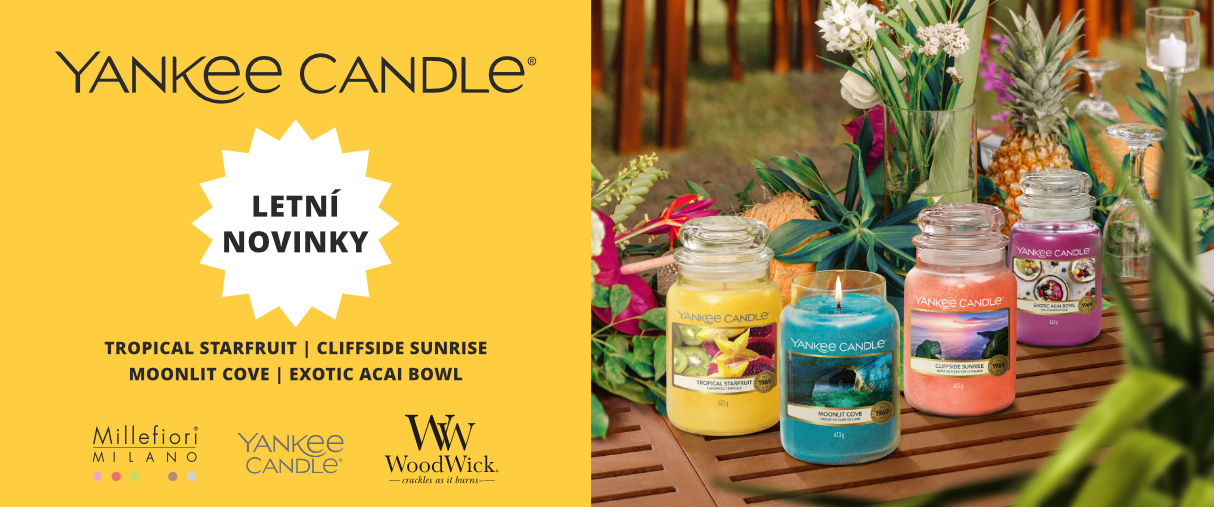 Letní novinky Yankee Candle Letní novinky Yankee Candle