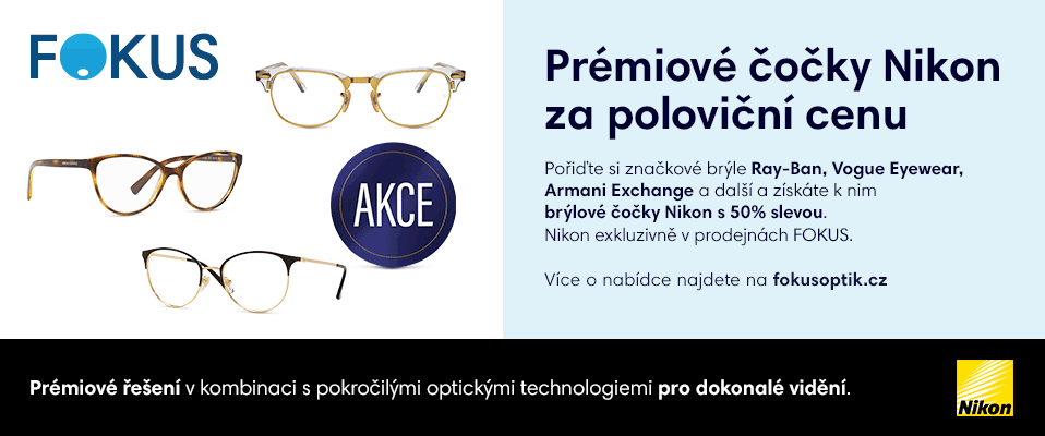 Prémiové čočky NIKON za poloviční cenu Prémiové čočky NIKON za poloviční cenu