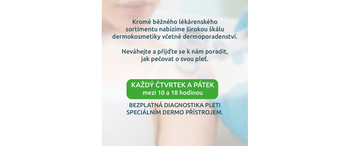 Dermoporadenství a diagnostika pleti speciálním dermo přístrojem ZDARMA. Dermoporadenství a diagnostika pleti speciálním dermo přístrojem ZDARMA.