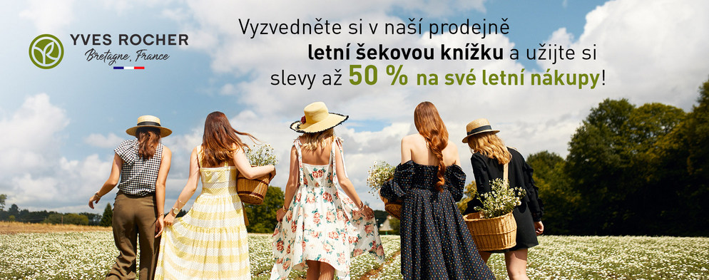Letní šeková knížka Yves Rocher Letní šeková knížka Yves Rocher