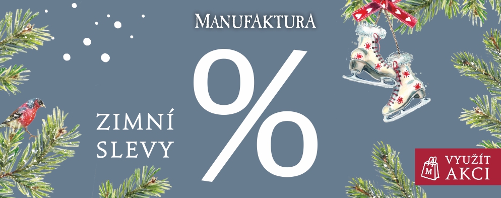 V prodejně MANUFAKTURA právě probíhají zimní slevy. V prodejně MANUFAKTURA právě probíhají zimní slevy.