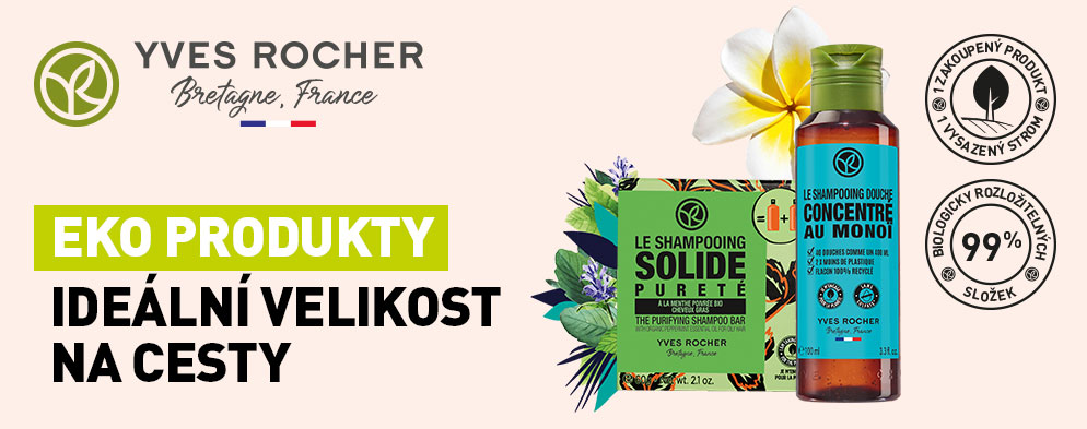 Eko produkty od rostlinné kosmetiky Yves Rocher Eko produkty od rostlinné kosmetiky Yves Rocher