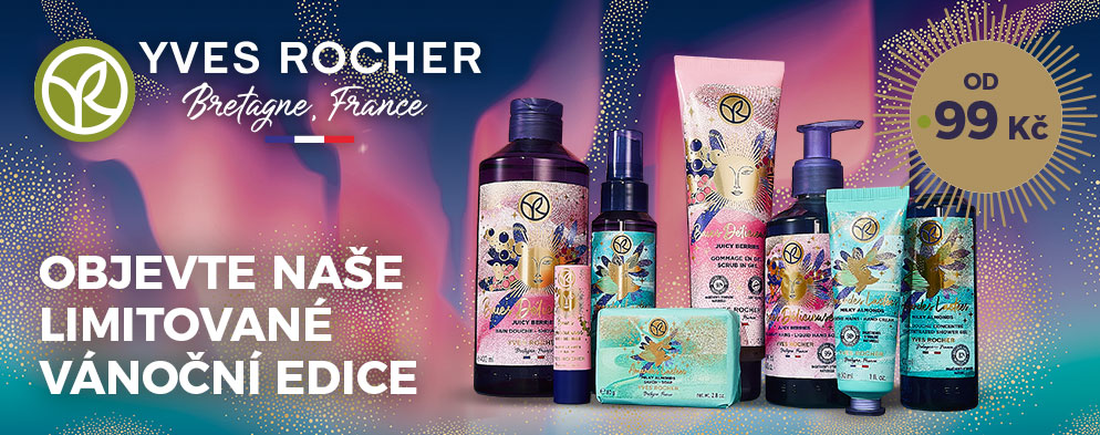 Limitované vánoční edice od rostlinné kosmetiky Yves Rocher Limitované vánoční edice od rostlinné kosmetiky Yves Rocher