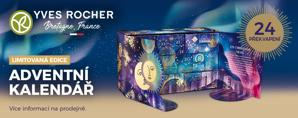 Adventní kalendář od rostlinné kosmetiky Yves Rocher Adventní kalendář od rostlinné kosmetiky Yves Rocher