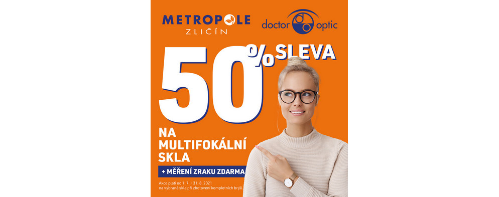 50% sleva na multifokální skla 50% sleva na multifokální skla