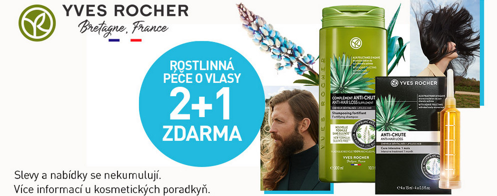 2+1 zdarma na péči o vlasy 2+1 zdarma na péči o vlasy