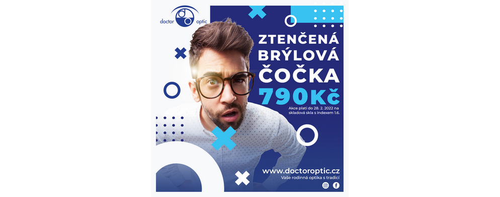 Ztenčená brýlová čočka jen 790 Kč! Ztenčená brýlová čočka jen 790 Kč!